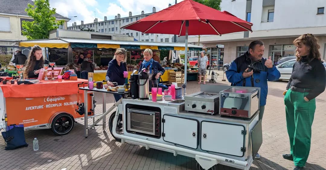 Un vélo-cuisine pour déployer nos animations sur le quartier