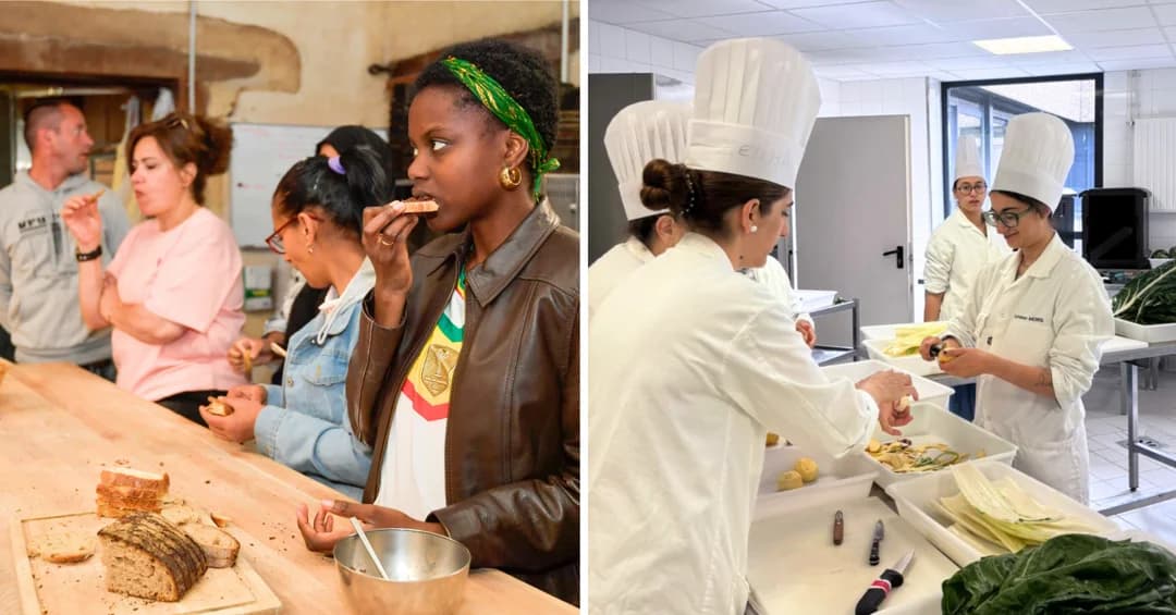 Photo de contenu de la brève Notre nouvelle formation "Cuisine durable" a vu le jour !