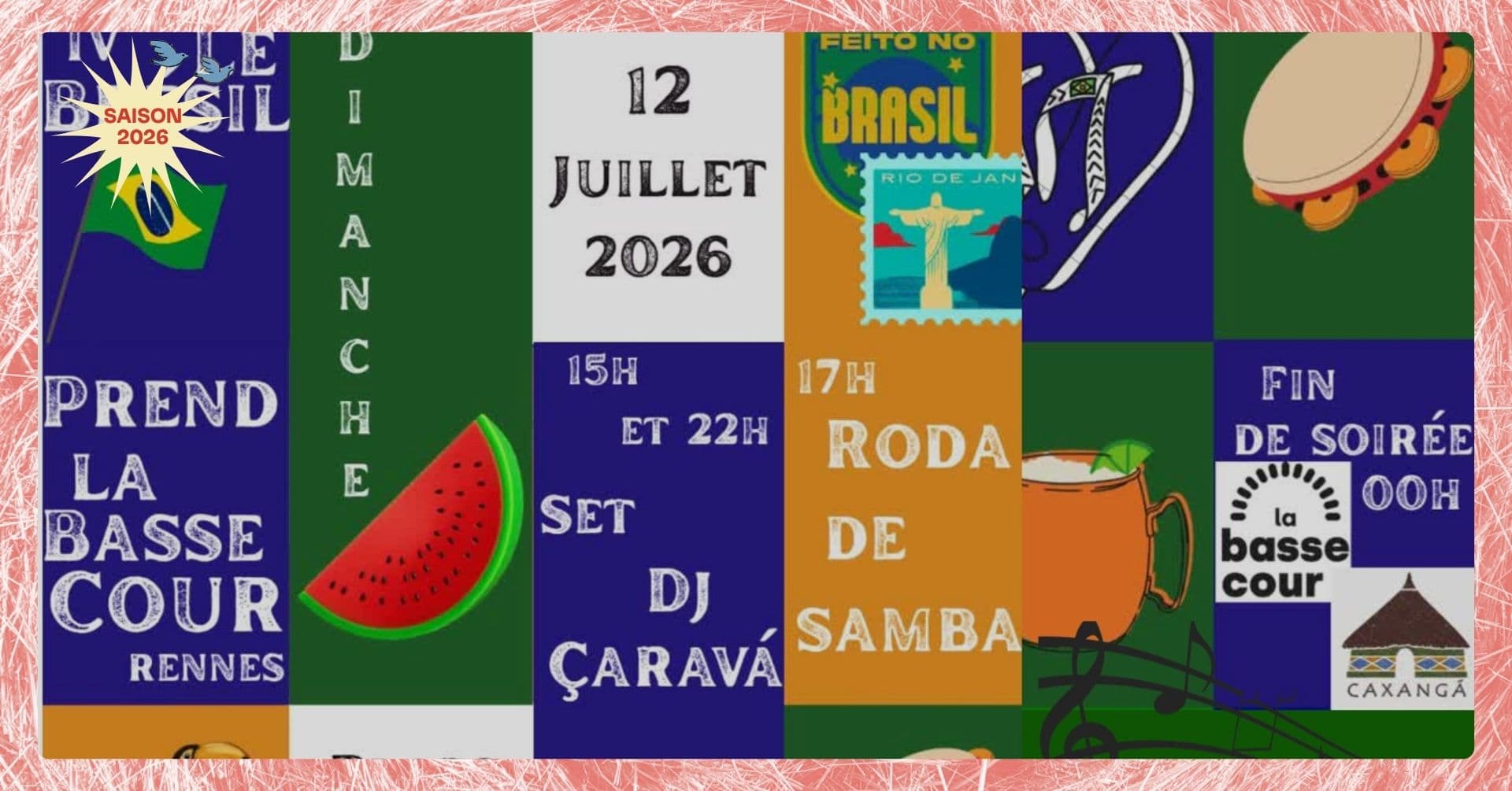 Le Brésil prend La Basse Cour IV | Concerts & Scène Ouverte