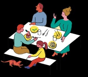 Illustration Horaires d'ouverture de la cuisine