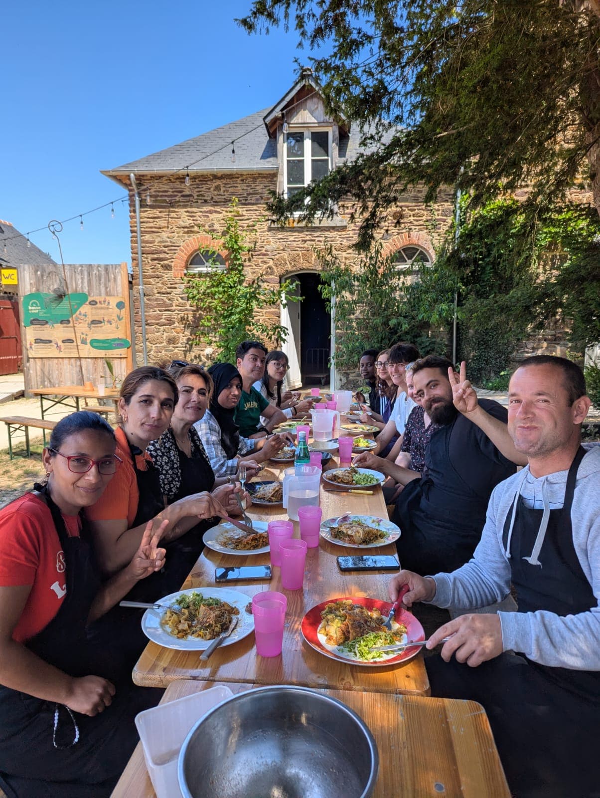 Photo de contenu de la brève Lancement du chantier-école Cuisine durable #2 !