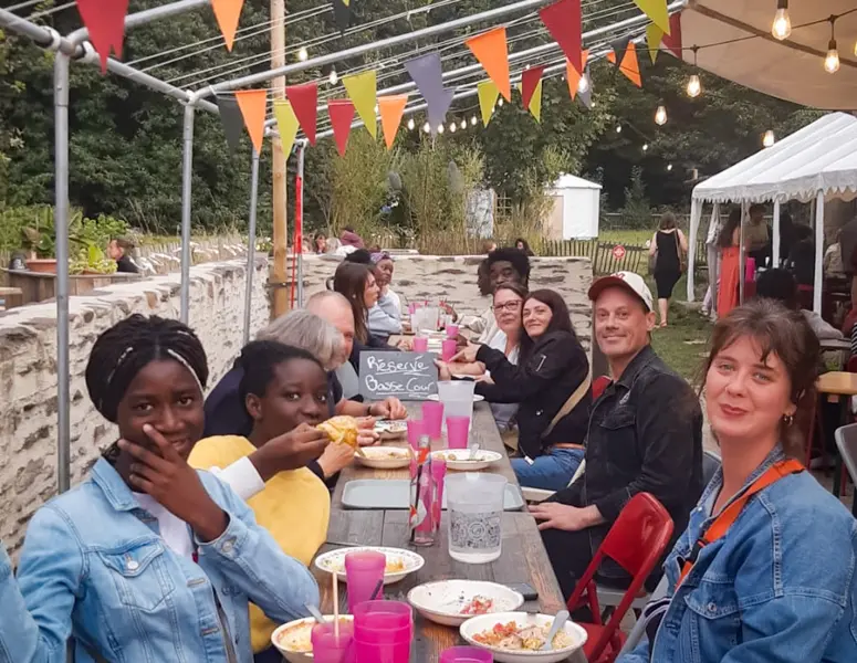 photo représentant les repas partagés